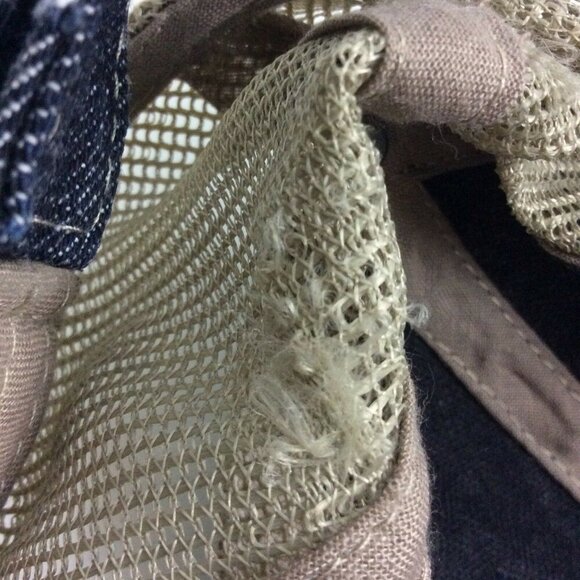 Panera St Louis Bread Co Denim Trucker Hat Cap With Mesh Back Crew Employee - Picture 6 of 7